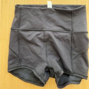 Lululemon Black Spandex Shorts